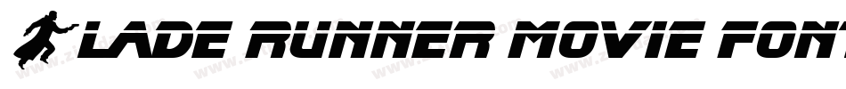 Blade runner movie font 2字体转换